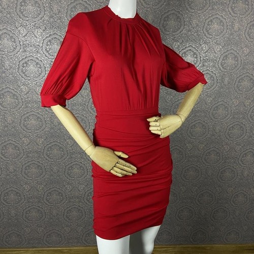 Abito donna maje rosso viscosa - abito,