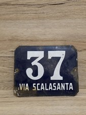VECCHIO NUMERO CIVICO IN FERRO