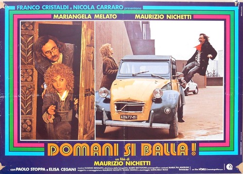 Fotobusta domani balla - fotobusta,, si