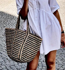 ZARA BORSA GRANDE FATTA A MANO