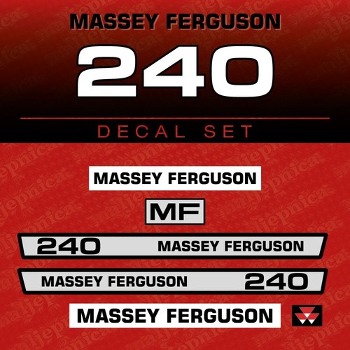 Massey ferguson 240 adesivi - ferguson,