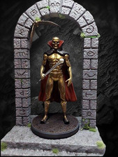 Fantaman diorama model kit resina e Pla non colorato