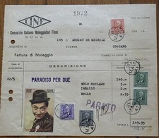 MACARIO Lo vedi come sei ? -  Mario Mattoli - Fattura Cinema Copparo 1941
