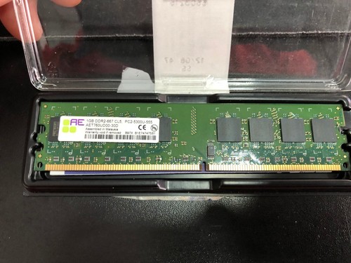 Memoria ram 1gb - 1x, ddr2