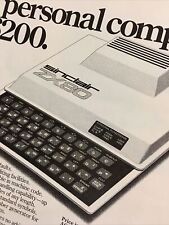 Sinclair ZX80 personal computer vintage 1981 stampa pubblicità vaglia postale