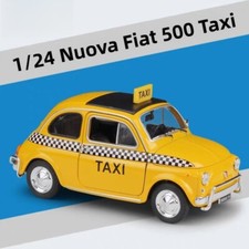 Modellino auto metallo giallo