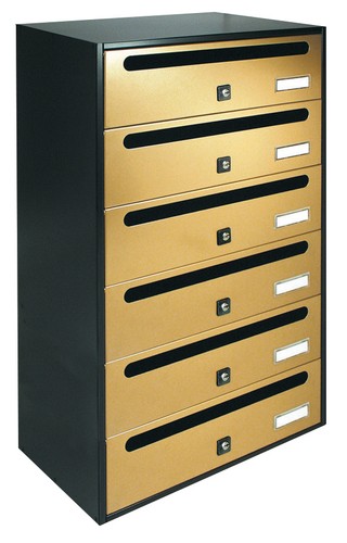 Cassetta postale alubox cubo - cassetta,