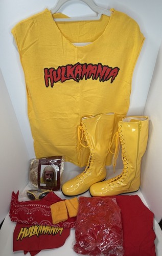 Set costume cosplay hulkamania - costume,