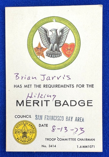 Vintage 1973 raro boy scouts - 1973,