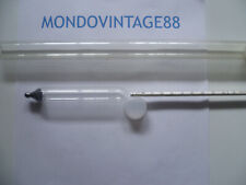 VECCHIO DENSIMETRO PESO SPECIFICO + 15 C . USATO DA LABORATORIO CHIMICO 26 CM