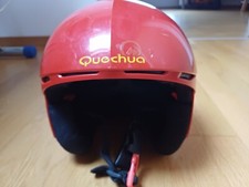 CASCO SCI QUECHUA rosso bambino - per principiante