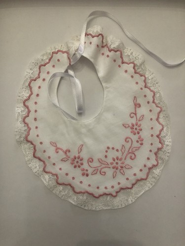 Bavetta lino ricamata a - in,