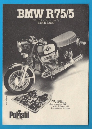 Polistil bmw r75 - polistil, pubblicità