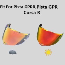 Lente visiera scudo casco fotocromatico adatta per AGV Pista GPR GPRR R RACE 2 RACE 3