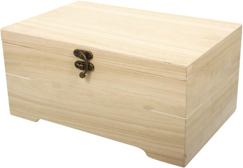 Legno scrignetto con inserto - legno,