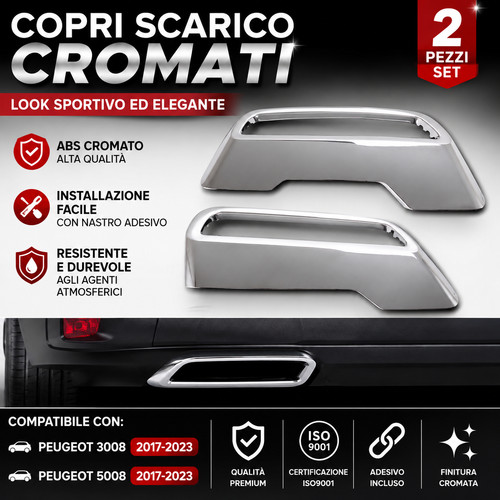 Copri scarico cromati - 2,