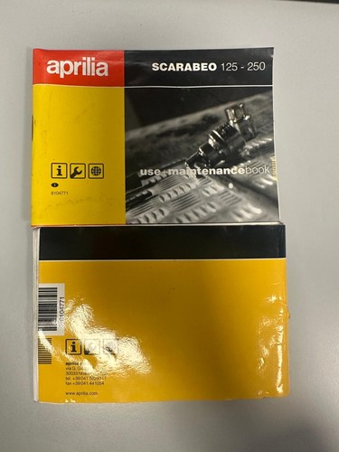 Uso manutenzione aprilia - uso,