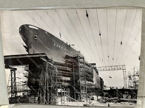 Foto navi ship 1956 esso - foto,