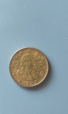 Italia -10 Centesimi di Euro errore grave di conio  Anno 2002  "Doppio bordo"