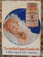 MARMELLATA LIGURE LOMBARDA / pubblicità anni 20 / SALEMME