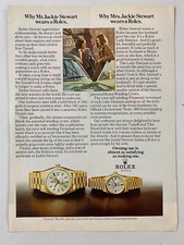 Pubblicità Vintage ROLEX Day Date Lady Datejust Anni 70 Seventies Orologio Gold