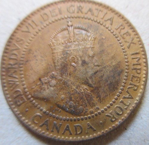 1910 canada large cent one - large,