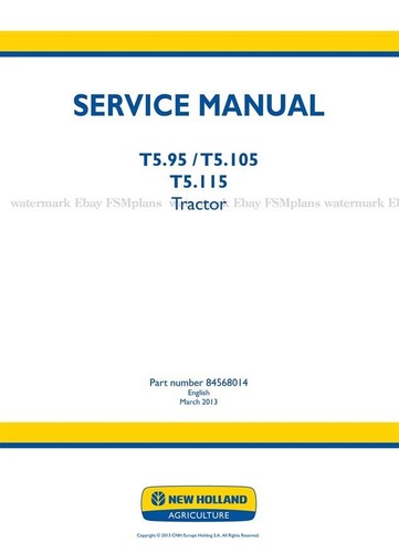 New holland t5 105 - new,
