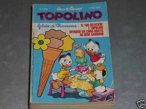 Topolino libretto 1795 con - libretto,