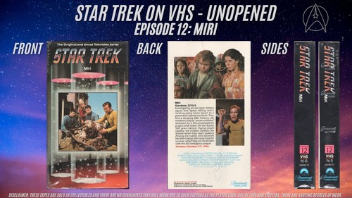 Star trek vhs - (unopened), 12