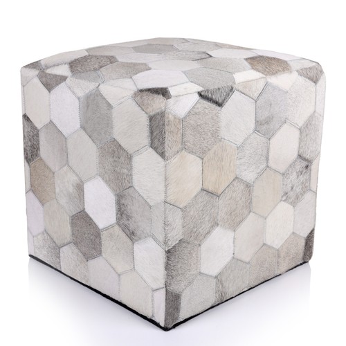 Pouf ottomano pelle di - ottomano,