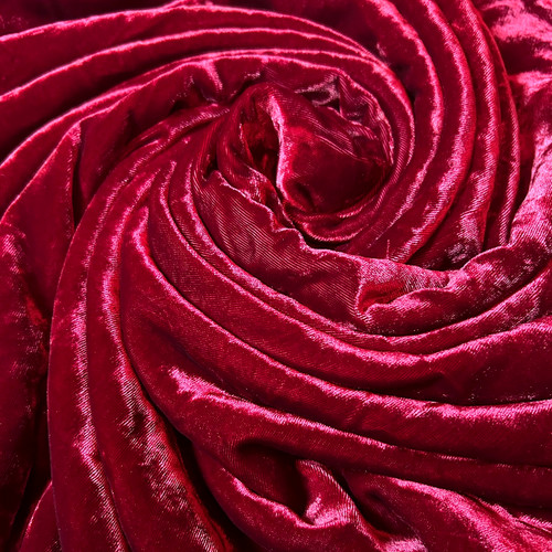 Tessuto velluto qualità rosso - qualità,