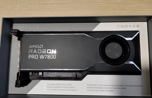 Amd radeon pro w7800 gb - pro, 32