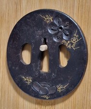TSUBA Originale Giappone -Antico Da Collezione Japan - No Wakizashi Tanto