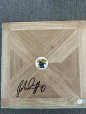 ROB DILLINGHAM SIGNED KENTUCKY WILDCATS LOGO PARQUET FLOOR BECKETT BAS