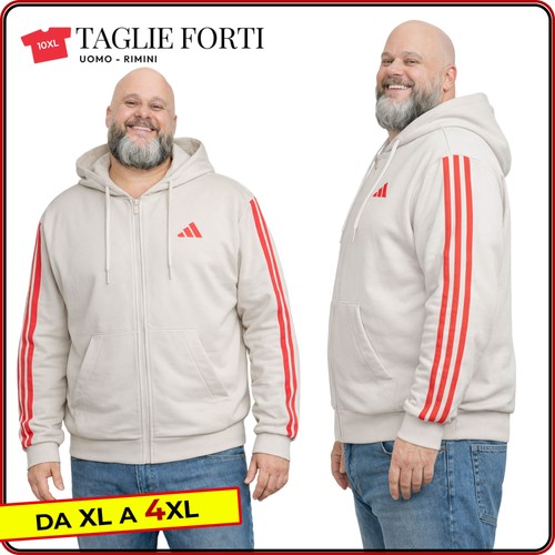 Felpa uomo taglie forti con - forti,