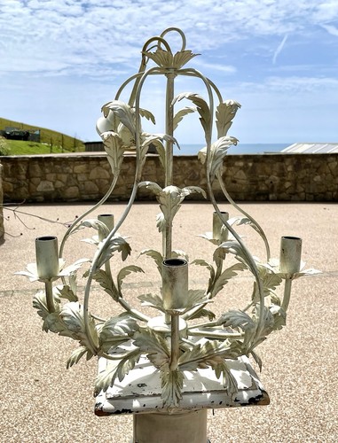 Lampadario vintage metallo