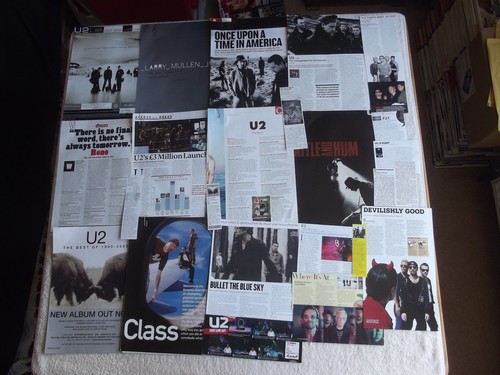Large magazine cuttings - u2,