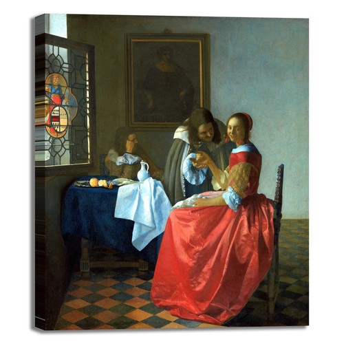 Vermeer ragazza con - , bicchiere