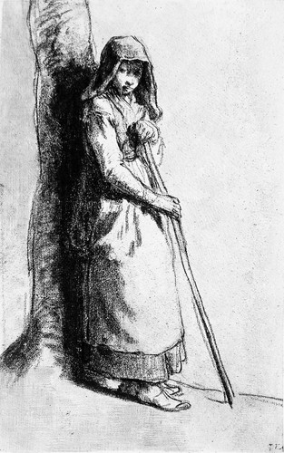 Jeune bergère - jeune,