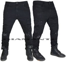 Jeans Uomo Denim Pantaloni
