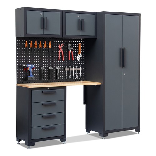 Sistema armadietto garage 7pz - armadietto,