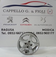 Cerchio in Lega PEUGEOT 206 (dal 09/1998 al 06/2005) D15 pollici 15 6J 4x28 ET