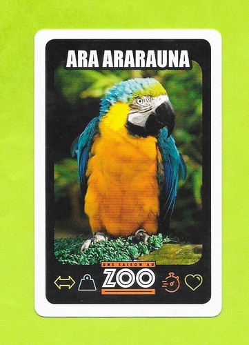 Carte une saison zoo ara - saison, au