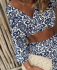 CAMICIA CROPPED STAMPATA ZARA