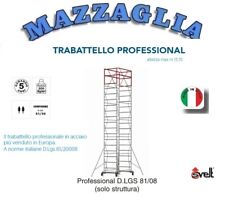 SVELT TRABATTELLO PROFESSIONAL A NORMA ITALIANA ALTEZZA 13,70 m - SOLO STRUTTURA