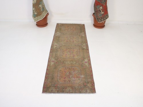 Tappeto runner turco vintage