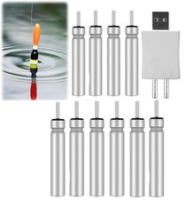 Batteria ad asta per pose elettriche pesca segnalatore abboccata galleggiante caricabatterie set