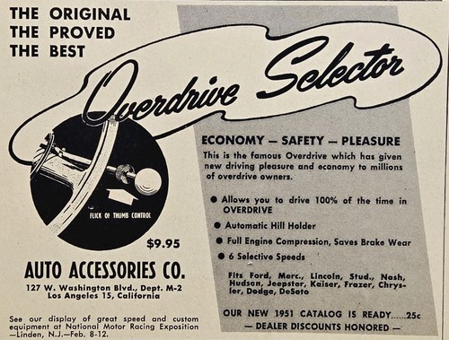 1951 auto accessories los - co,