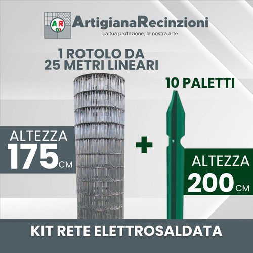 Kit rete elettrosaldata 75 - kit, 50×75