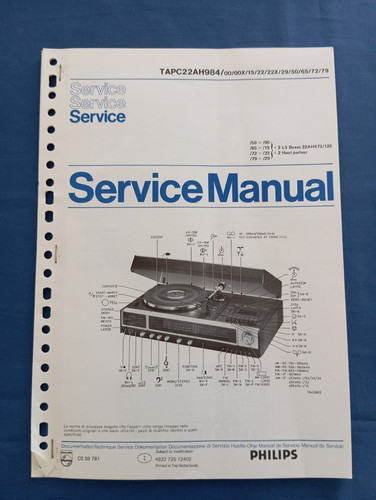 Philips 22ah984 service manual - philips,